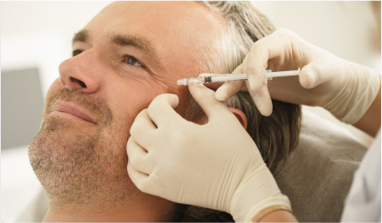 Neurotoxin treatment being administered