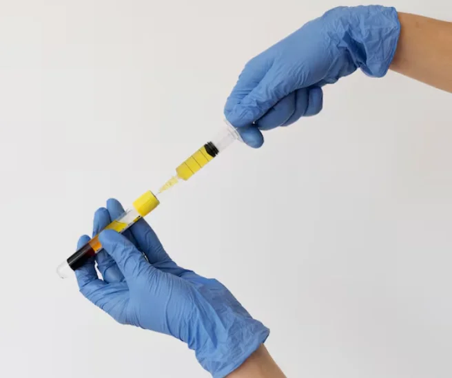 Close-up of a face in black and white